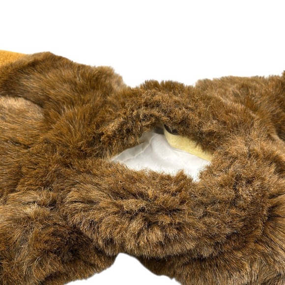 FINE TOY 16” BEAR HUGS BROWN VINTAGE STUFFED ANIMAL HEATING PAD COVER NO WARMER - Picture 4 of 10